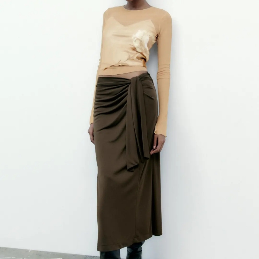 BOW MINI SKIRT